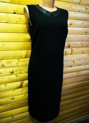 Экстравагантное качественное черное платье популярного шведского бренда cos2 фото