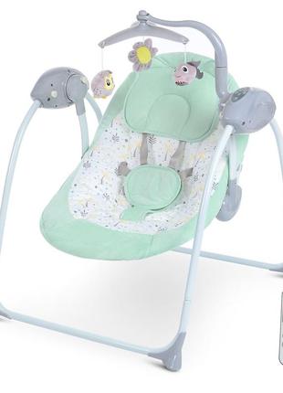 Детская качель для новорожденных el camino pd-a032-5 бирюзовая