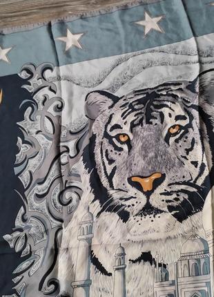 Шелковые платок с тигром otto kern tiger hermes7 фото