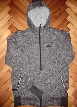 Худі jack wolfskin на флісі