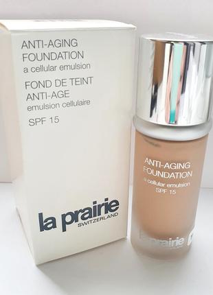 La prairie fond de teint anti-age emylsion cellulaire spf 15&nbsp;- защитный антивозрастной тональный крем.1 фото