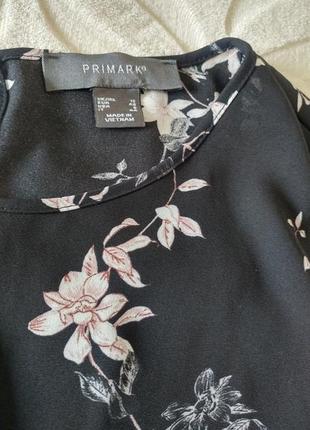 Красивая блузка с цветами primark3 фото