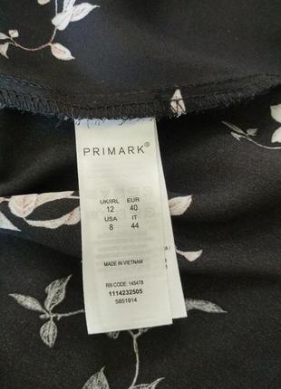 Красивая блузка с цветами primark5 фото
