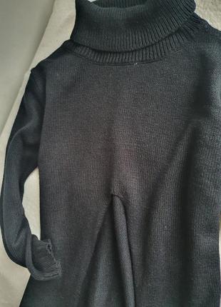 Удлиненный свитер с разрезом4 фото