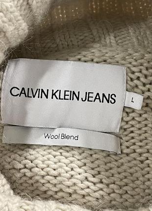 Вовняний  об'ємний светер бренд  calvin klein6 фото