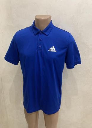Спортивна футболка adidas синя поло puma