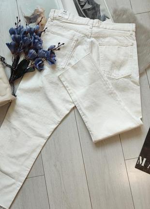 Прямые джинсы с высокой посадкой mango, 44, 46р, испания6 фото