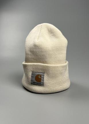 Зимова шапка carhartt  acrylic watch hat wax1 фото