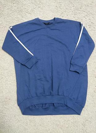 Спортивная кофта свитшот туника большого размера