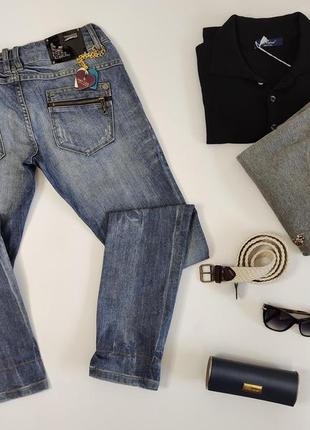 Женские стильные интересные джинсы amy gee, итальялия, р.m/l6 фото