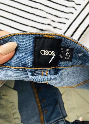 Джинсы с высокой талией посадкой asos4 фото