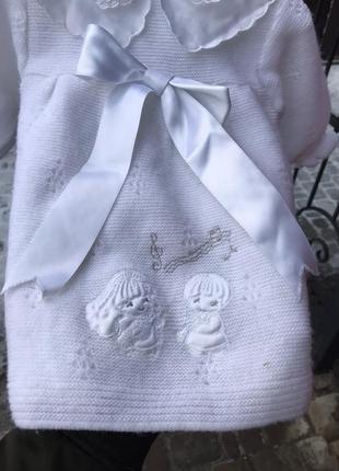 Фото 115 ++ вязаное платье для крещения baby club на рост 68 см