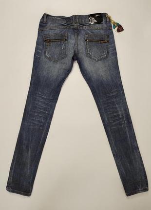 Женские стильные интересные джинсы amy gee, итальялия, р.m/l7 фото