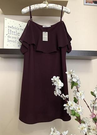 Дуже красиве шифонова сукня вільного крою, плаття на бретельках,