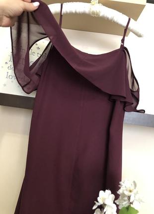 Дуже красиве шифонова сукня вільного крою, плаття на бретельках,2 фото
