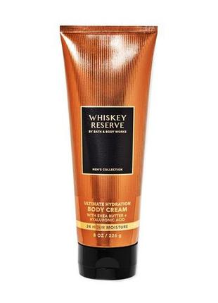 Чоловічий крем для тіла bath & body works whiskey reserve