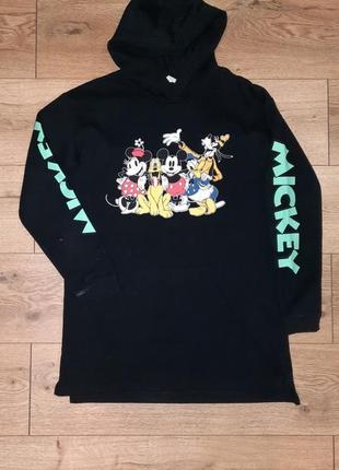 Худи свитшот реглан на флисе h&amp;m disney mickey 146-152 см