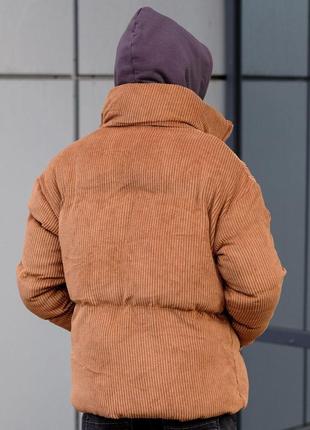Куртка чоловіча зимова велюр vamos velvet saffron3 фото