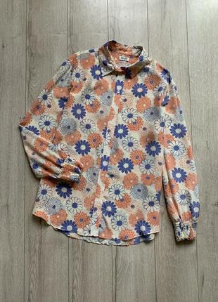 Kenzo оригінальна шовкова сорочка рубашка