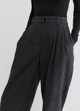 Шерстяные стильные брюки момы шерстяные