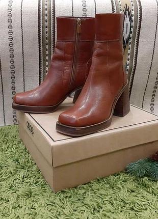 Кожаные сапоги asos2 фото