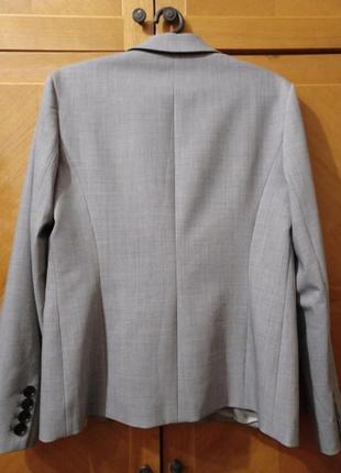 Стильный деловой шерстяной костюм с юбкой р. 12 от jaeger5 фото