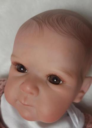 Реалистичная кукла реборн (reborn) новорожденная девочка похожа на ребенка, красивый пупс с мягким телом