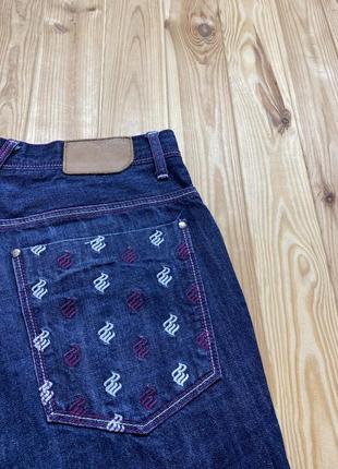 Широкие реп джинсы roca wear rep pants с логотипомы wu tang, carhartt3 фото