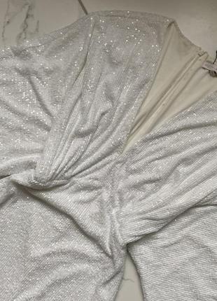 Довга вишукана сукня максі в паєтку2 фото