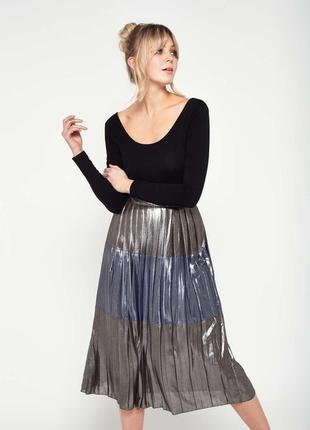 Розкішна брендова спідниця юбка пліссе4 фото