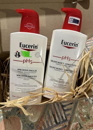 Eucerin новый набор для ухода за чувствительной и сухой кожей
