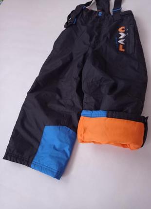Kiki & koko. зимний комбинезон, штаны на подтяжках. 5-6 лет.6 фото