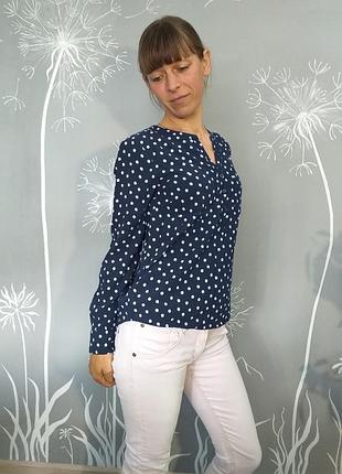 Блуза, в  горох,  летняя.