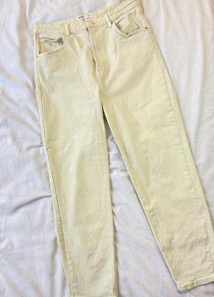 Свет желтых джинсы женские1 фото
