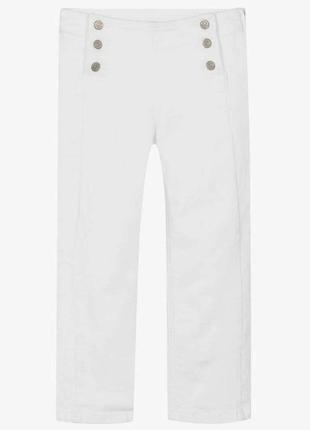 Джинси для дівчинки baby cup білі розмір 4 (4 роки)