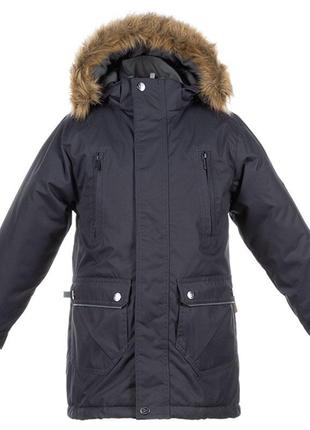 Куртка - парка зимняя для мальчиков мембранная huppa vesper серый 17480030-00018