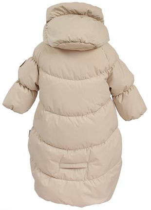 Комбинезон для новорожденных - спальный мешок зимний huppa emily бежевый 32010055-70061