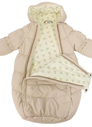 Комбинезон для новорожденных - спальный мешок зимний huppa emily бежевый 32010055-700613 фото