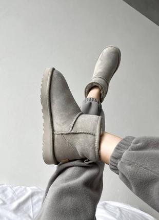 Уги угі уггі угги ugg mini beige premium10 фото