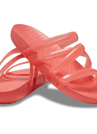 Жіночі шльопанці crocs splash glossy w7, w8, w9 крокси оригінал3 фото