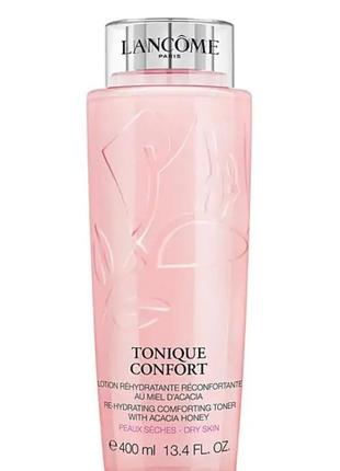 Тонер для сухой и чувствительной кожи лица
lancome confort tonique