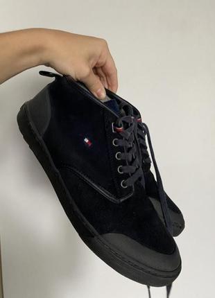 Замшевые ботинки tommi hilfiger