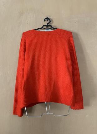 Кофта свитер размер s m красного цвета тепла tu4 фото