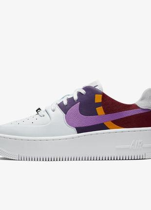 Кроссовки женские nike air force 1 sage low lx, белые (найк аир форс, найки, кросівки)