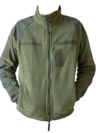 Флісова чоловича кофта фліска олива нова 60 розмір на зріст 167-179 см