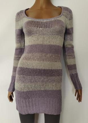 Красивое вязаное платье кофта tally weijl, р.xs/s2 фото