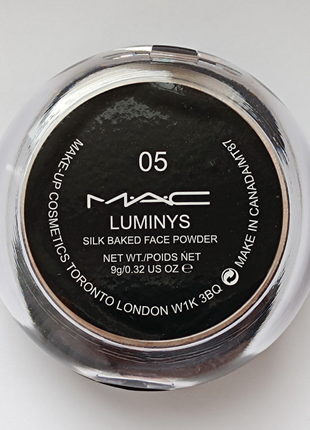 Пудра для лица mac запеченная тон 05 luminys silk baked face powder4 фото