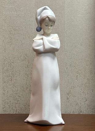 Порцелянова статуетка lladro «вже ранок?».