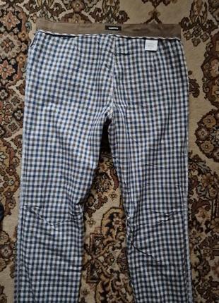 Брендові фірмові німецькі теплі зимові бавовняні стрейчеві брюки walbusch,оригінал.9 фото