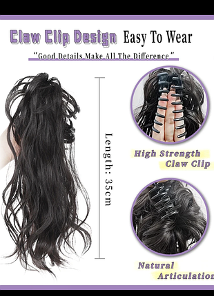 Синтетический хвост ( волосы) на крабике